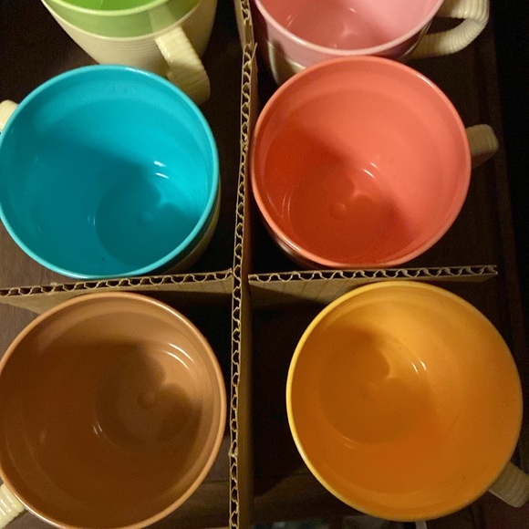 Thermo-Temp set of 8 mugs keep drinks hot or cold Vintage - Picture 7 of 14